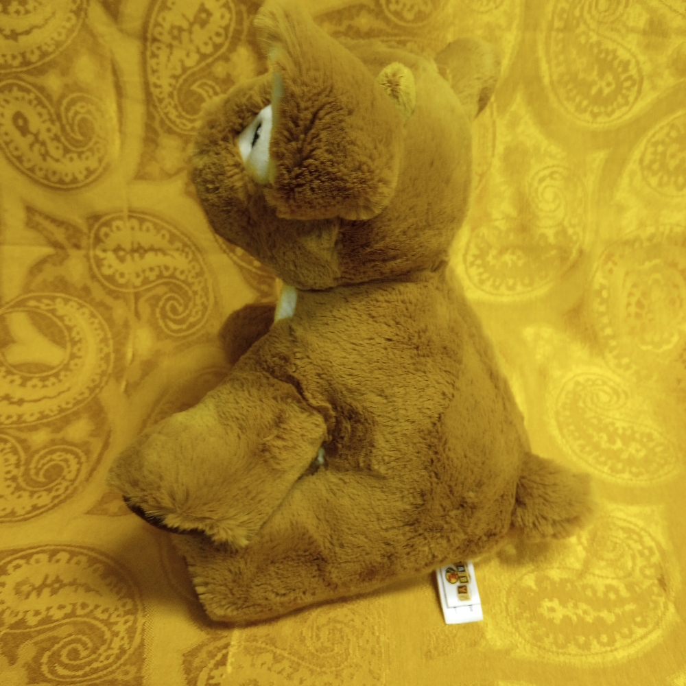 NWOT 2021 Super Soft Baby Plush Toy Brown Sitting Deer 10" - Picture 6 of 8